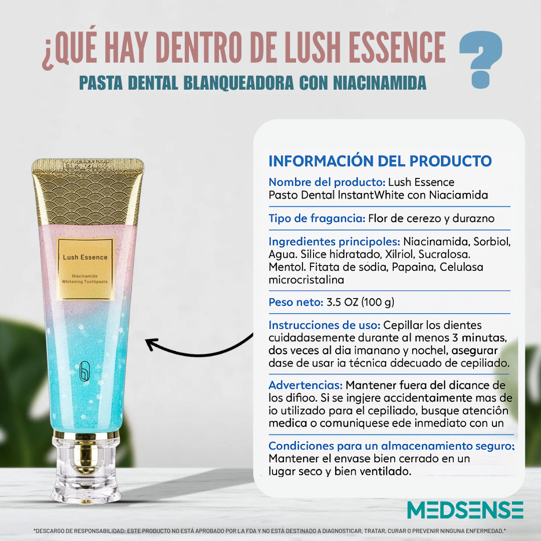 Crema Dental con Niacinamida – Lush Essence